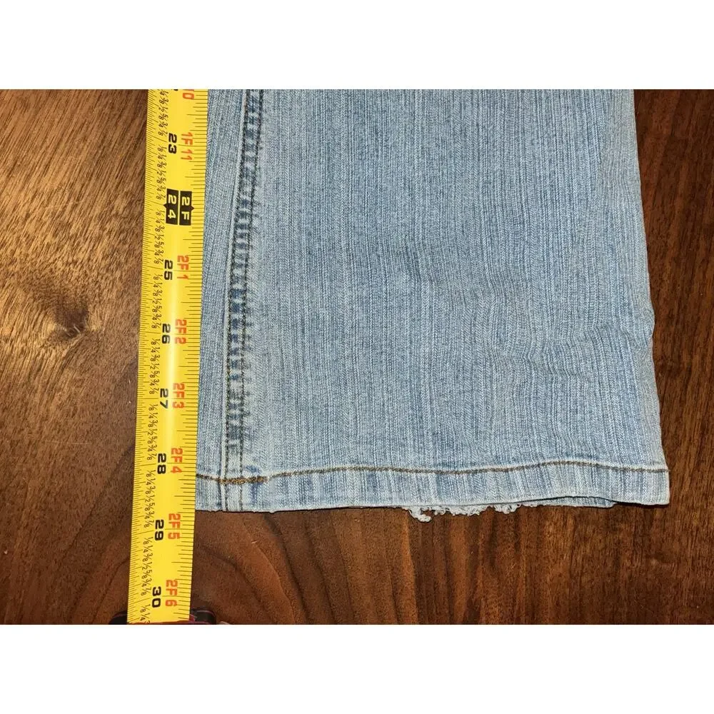 Vintage 90s, Y2K Mudd jeans Jr 3 Blue Low/Mid Rise Denim Flared / Bell‎ Leg